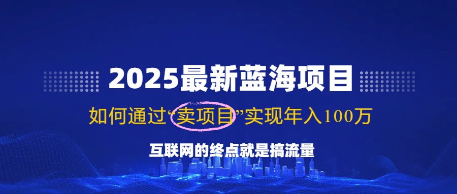 2025最新蓝海项目，零门槛轻松复制，月入10万+，新手也能操作！-卿云社
