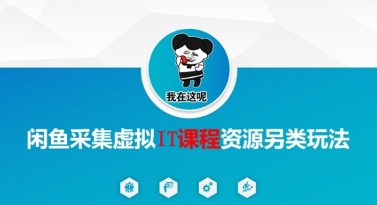 闲鱼采集虚拟IT课程资源另类玩法，干货满满-卿云社