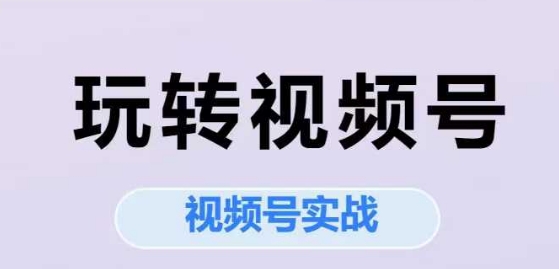 玩转视频号，视频号实战系列课-卿云社