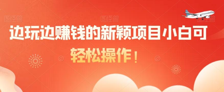 边玩边赚钱的新颖项目小白可轻松操作！-卿云社
