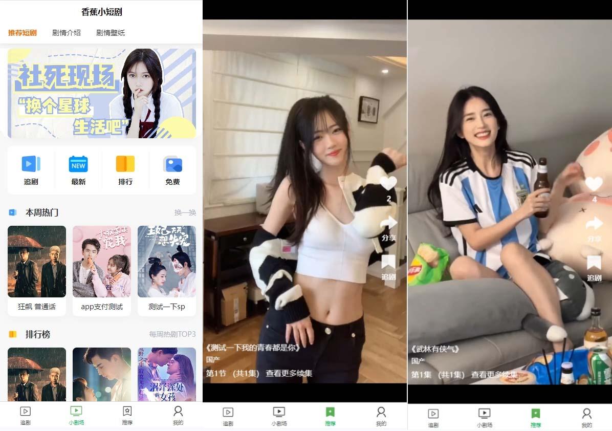 (8542期)小剧场短剧影视系统源码 全开源 带支付收益+会员机制+代理推广等模式【...-卿云社